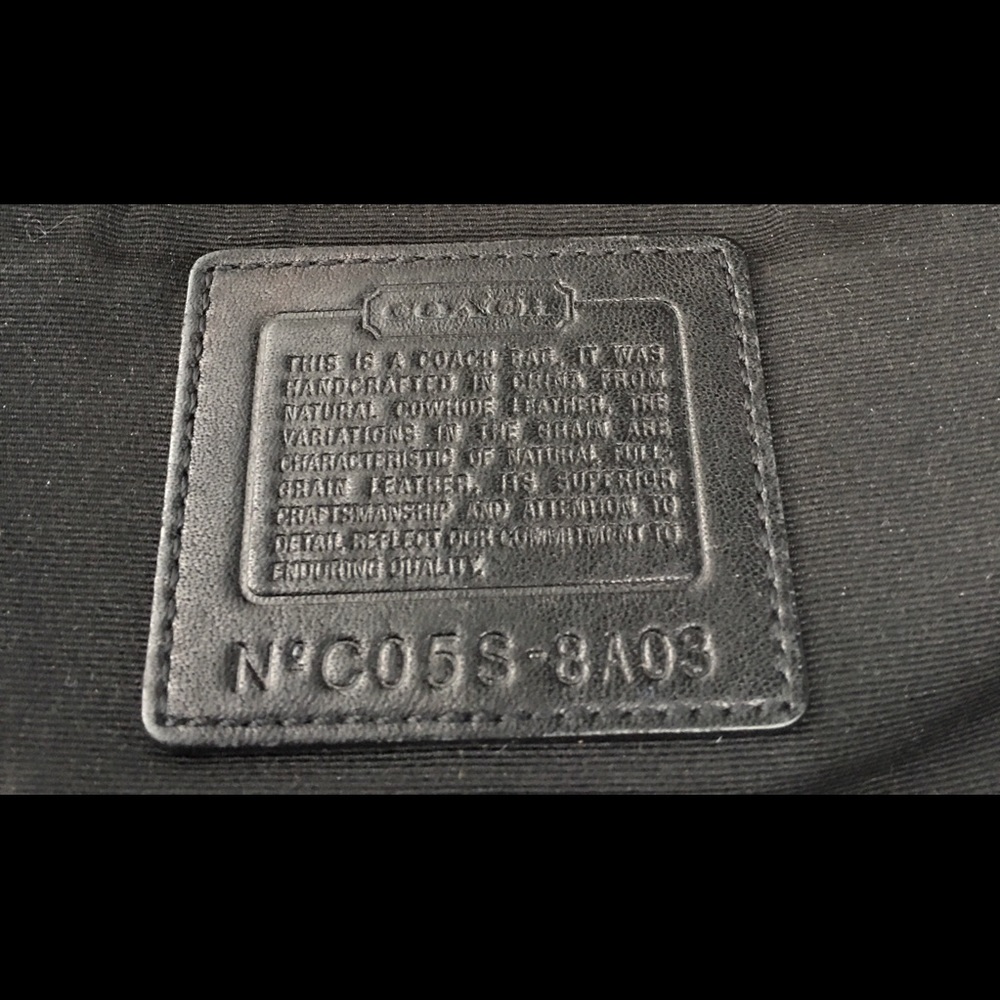 Beautiful Distressed Leather Authentic Coach - image 2